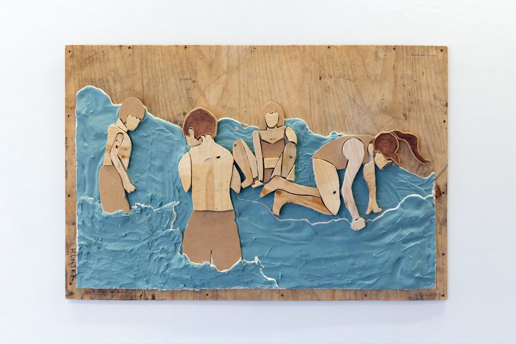 Micha Edwards, Bachelor of Fine Arts, Year 3, 2022, student work, Whitecliffe College, exhibition, water, beach, swim, pool